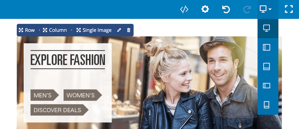 Create stunning sites with Magento responsive page builder